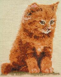 Stitches used: Whole and Three-quarter Cross Stitch, Backstitch and Frenchknots.